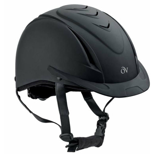 Ovation Deluxe Schooler Helmet BLACK S/M BLACK VENTS NEW WITHOUT BOX