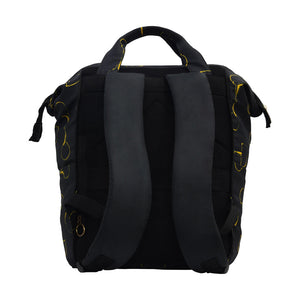 AWST Int'l Lila Vintage Snaffles Laptop/Backpack Bag - Black