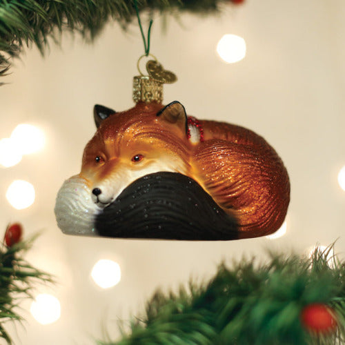 Old World Christmas Cozy Fox Ornament