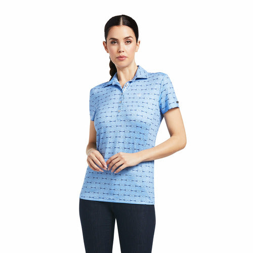 Ariat Ladies Motif Short Sleeve Polo Shirt CLOSEOUT