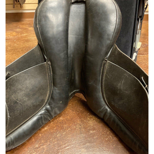 GENTLY USED- County Competitor Dressage Saddle 17in Black