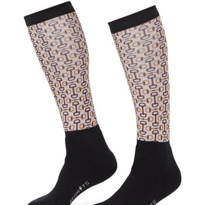 Kerrits Ladies Dual Zone Equestrian Boot Socks - Print