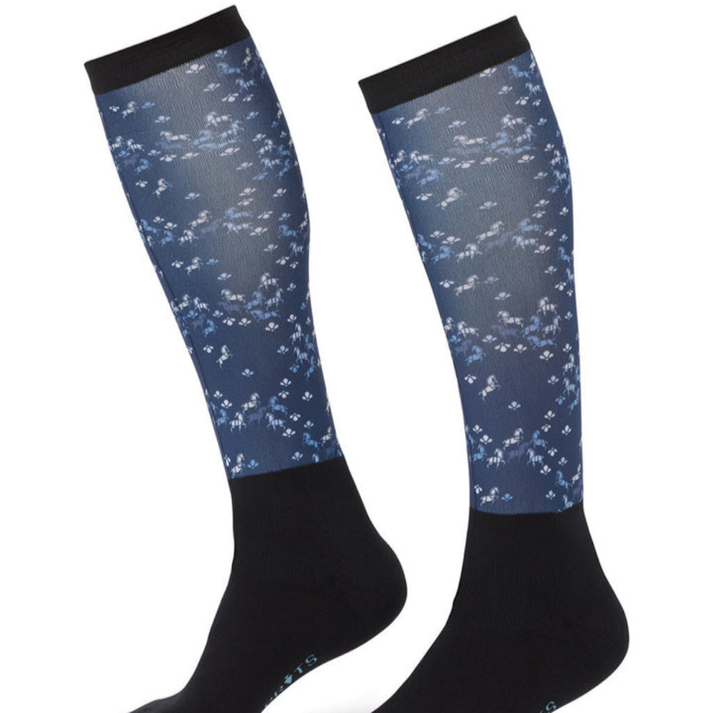 Kerrits Ladies Dual Zone Equestrian Boot Socks - Print
