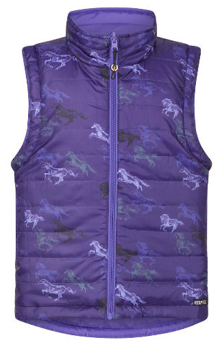 Kerrits Kids Pony Tracks Reversible Quilted Riding Vest