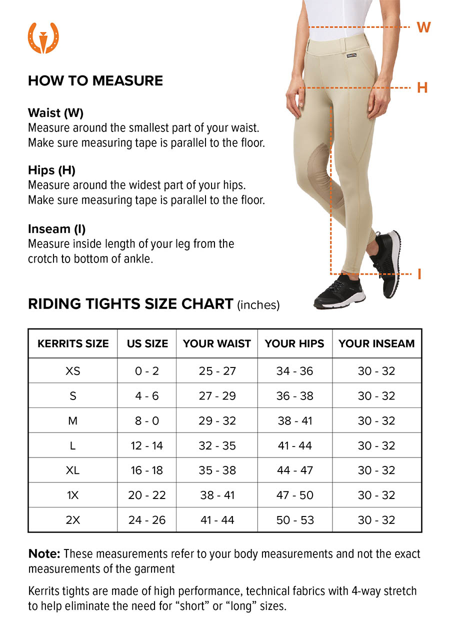 Kerrits Fusion Fleece-Lined Full Leg Clinic Tight CLOSEOUT