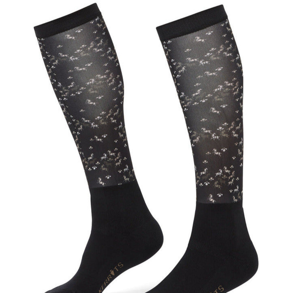 Kerrits Ladies Dual Zone Equestrian Boot Socks - Print