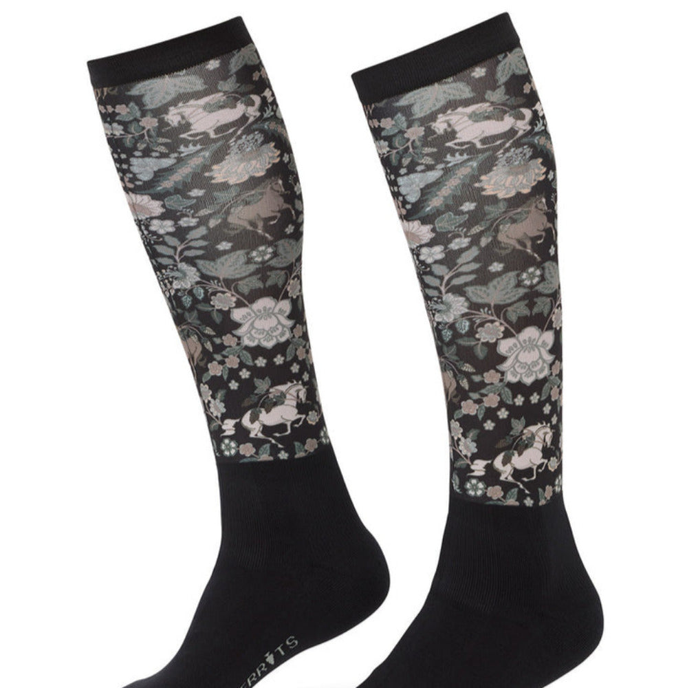 Kerrits Ladies Dual Zone Equestrian Boot Socks - Print