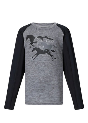 Kerrits Kids Round Up Base Layer Long Sleeve T-Shirt CLOSEOUT