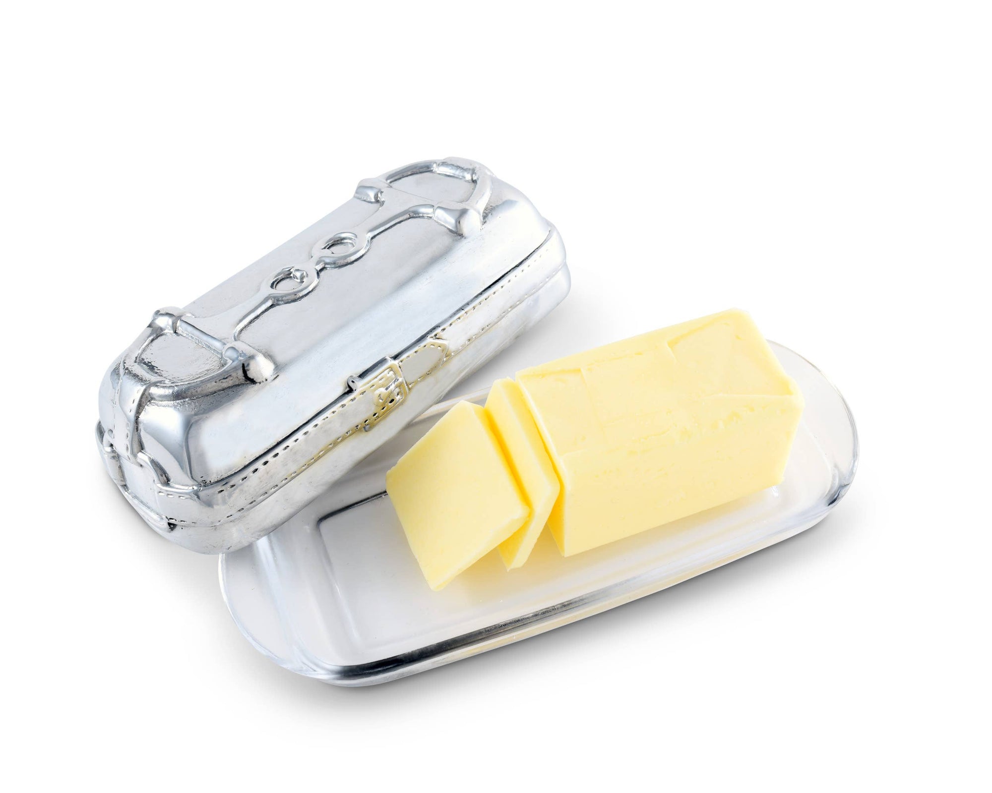 Arthur Court - Equestrian Butter Dish
