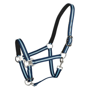 TuffRider Adjustable Nylon Breakaway Halter w/ Padded Crown and Nickel Hardware - The Carousel Horse