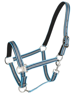 TuffRider Adjustable Nylon Breakaway Halter w/ Padded Crown and Nickel Hardware - The Carousel Horse