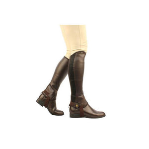 Saxon Childs Equileather Half Chaps - The Carousel Horse 