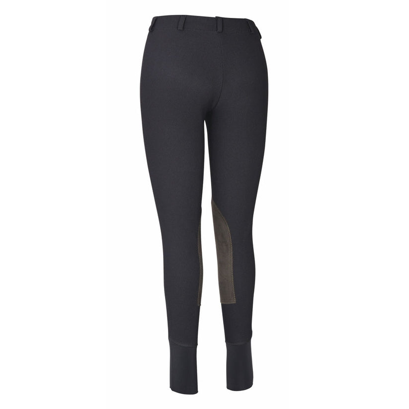TuffRider Ladies Ribb Lowrise Pull-On Knee Patch Breeches - The Carousel Horse