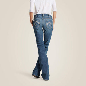 Ariat R.E.A.L. Mid Rise Stretch Whipstitch Boot Cut Jean