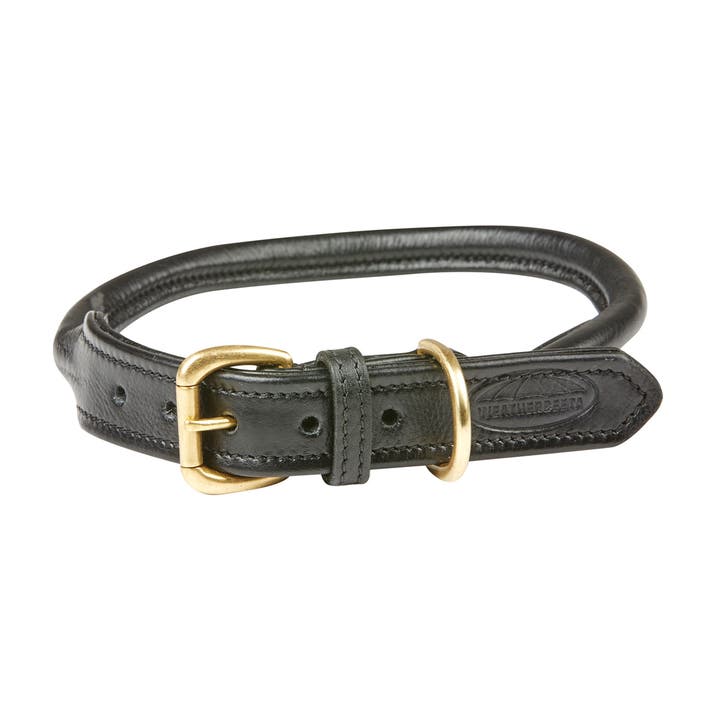 Weatherbeeta Rolled Leather Dog Collar