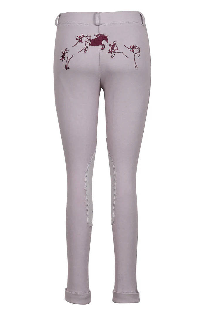 TuffRider Children's Whimsical Horse Embroidered Pull-On Jodhpurs