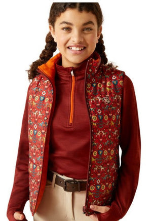 Ariat Girls Bella Insulated Reversible Vest CLOSEOUT