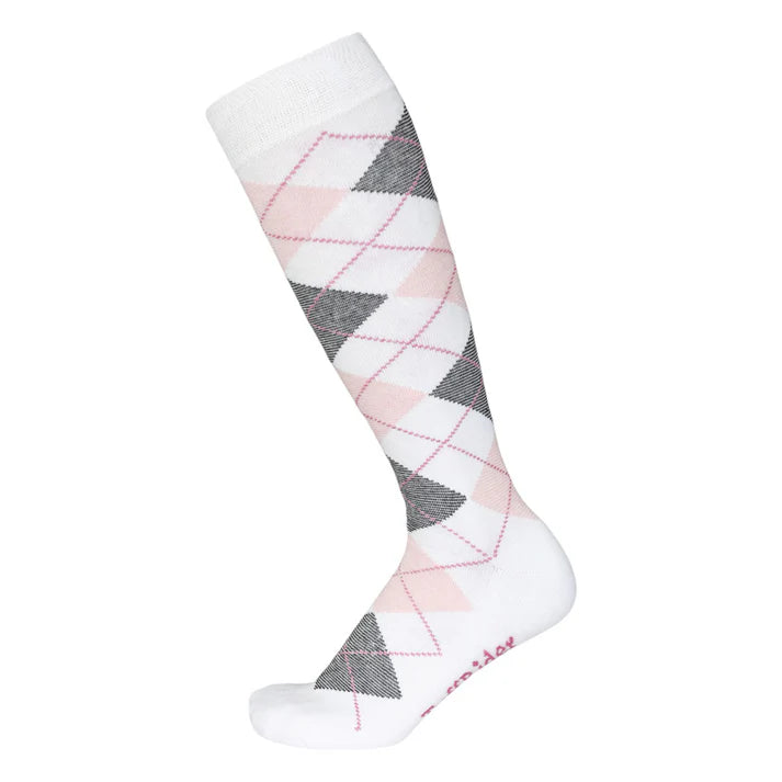TuffRider Ladies Bamboo Argyle Knee Hi Socks