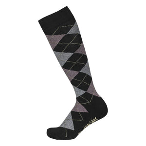 TuffRider Ladies Bamboo Argyle Knee Hi Socks