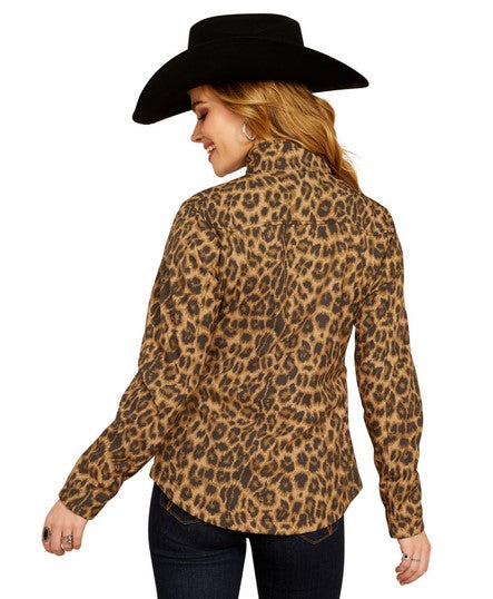 Ariat Ladies New Team Softshell Jacket- Leopard Print CLOSEOUT
