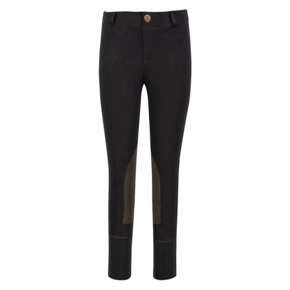 TuffRider Children's Starter Lowrise Pull-On Knee Patch Breeches