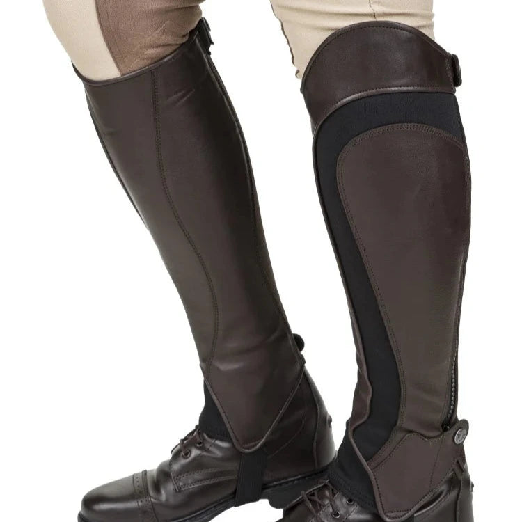 TuffRider Ladies Derby Leather Half Chaps