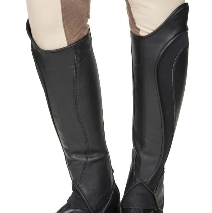 TuffRider Ladies Derby Leather Half Chaps