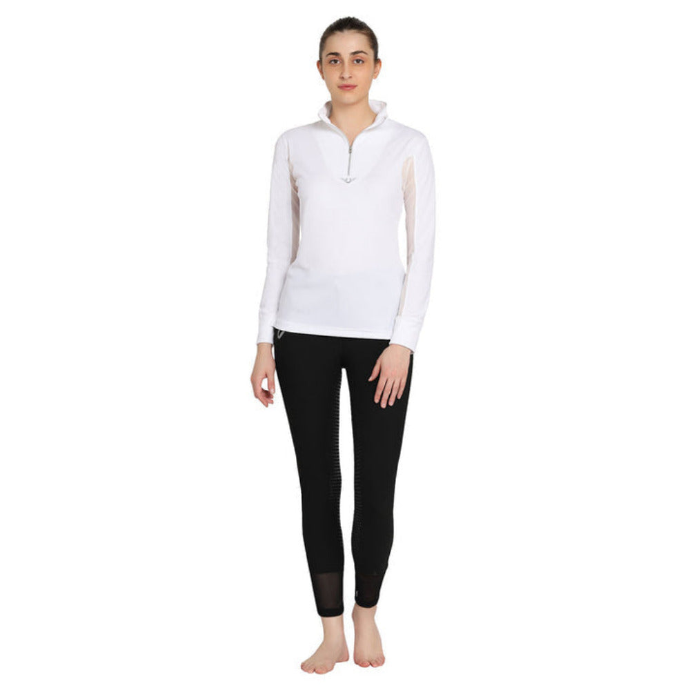 TuffRider Ladies Long Sleeve Ventilated Technical Sport Shirt