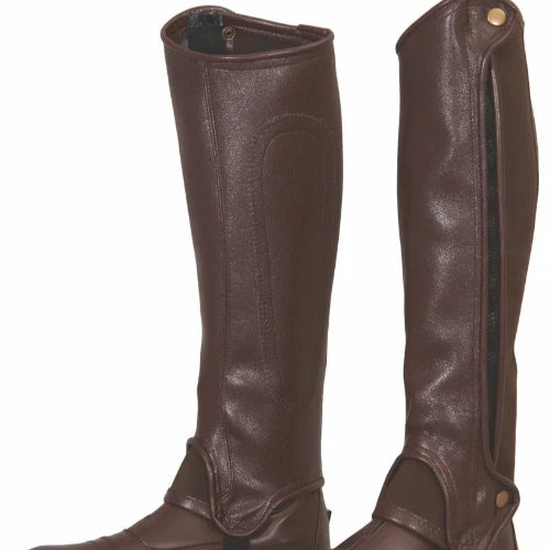 TuffRider Adult Grippy Grain Half Chaps Tall