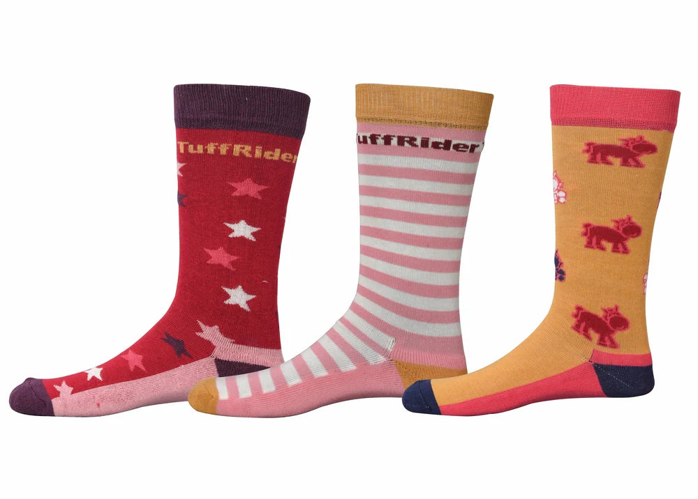 TuffRider Philip Kids Socks - 3 Pack