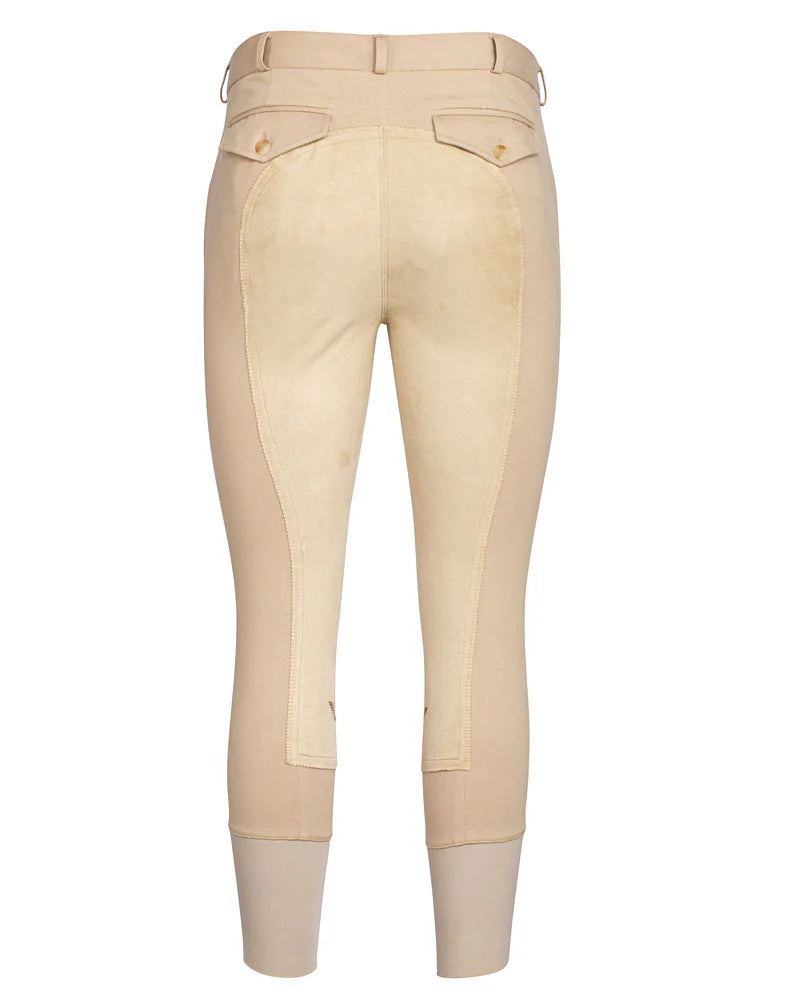 TuffRider Men's Knitted Denim Full Seat Patrol Breeches