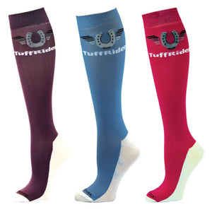 TuffRider Ladies Coolmax Knee Hi Boot Socks - 3 Pack