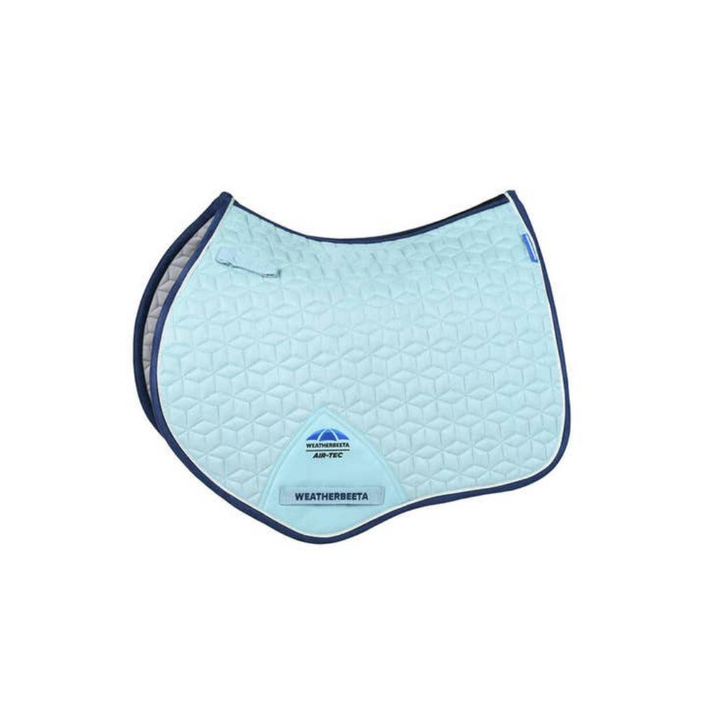 WeatherBeeta Suede Elite Air-Tec Jump Shaped Saddle Pad - The Carousel Horse 