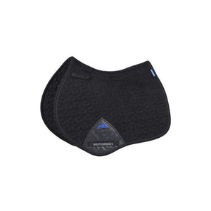 WeatherBeeta Suede Elite Air-Tec Jump Shaped Saddle Pad - The Carousel Horse 