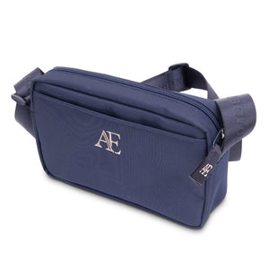 Aubrion Equestrian Cross- Body Bag Navy