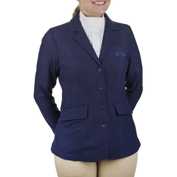 Equine Couture Ladies Equivent Lite Show Coat - EC Navy- S - The Carousel Horse 