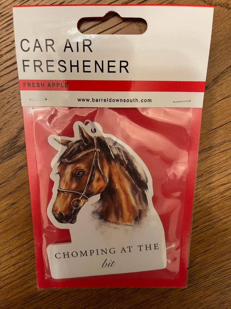 Barrel Down South - Chomping at the Bit Horse Car Air Freshener