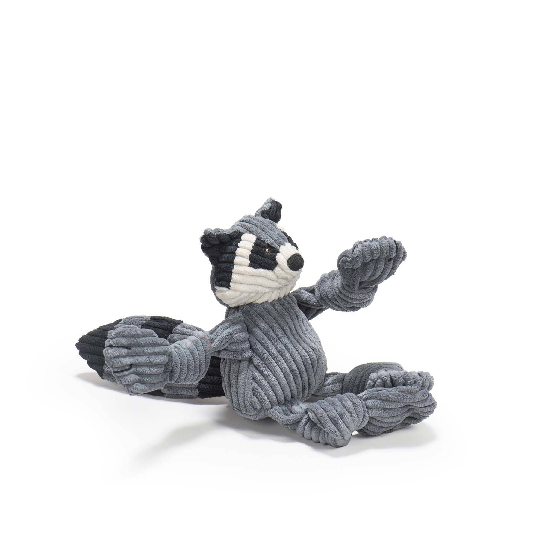 HuggleHounds - Reggie Raccoon Knottie® Plush Dog Toy: Large