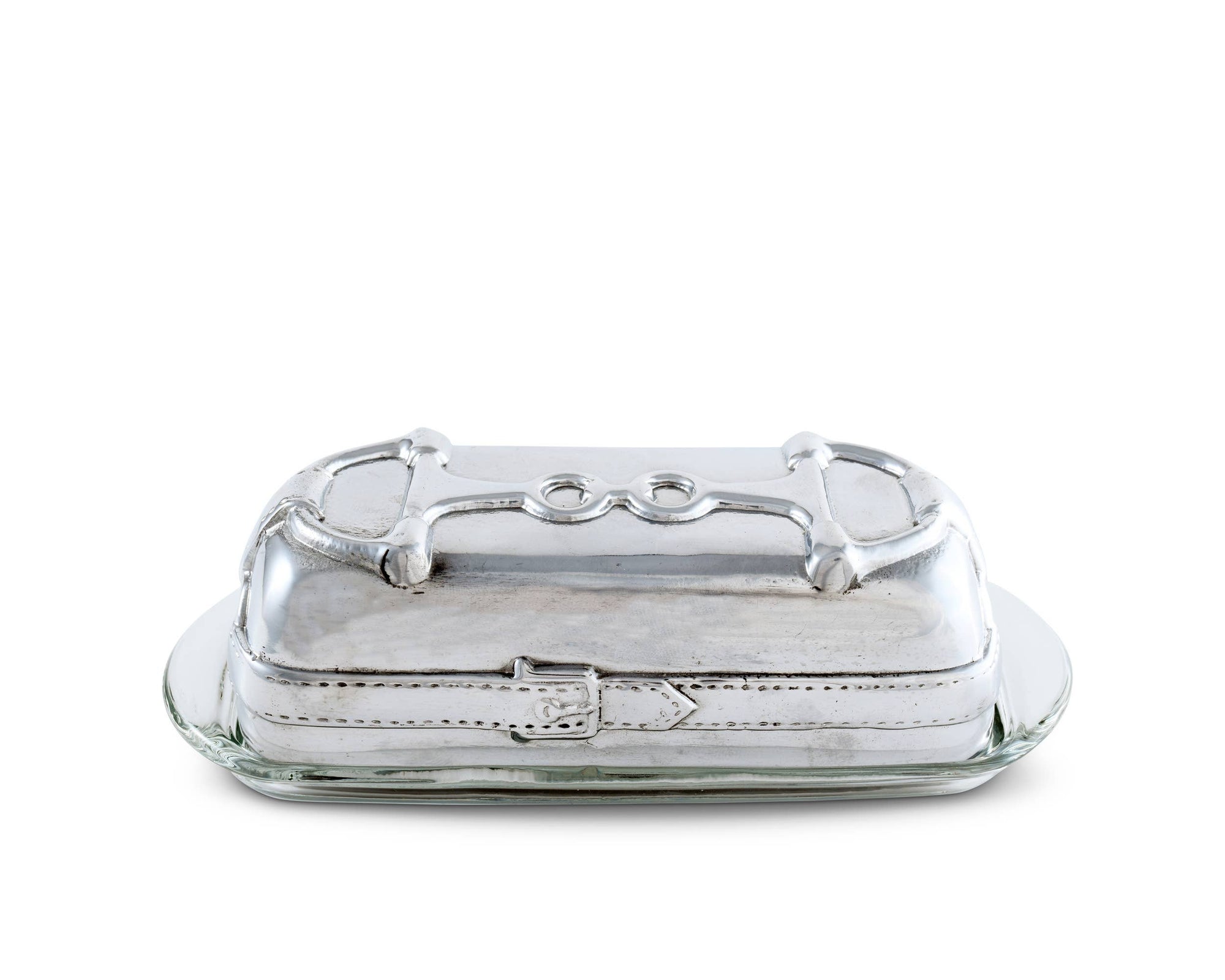 Arthur Court - Equestrian Butter Dish