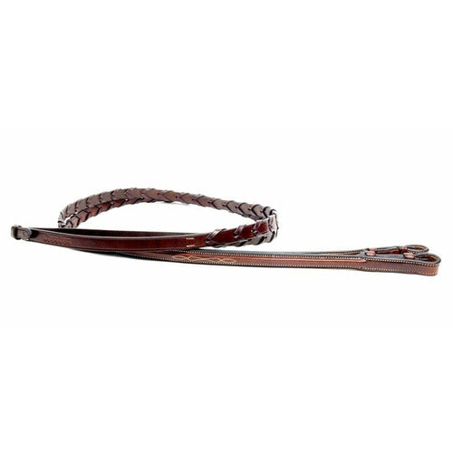Nunn Finer Bella Donna Square Raised Laced Reins PONY