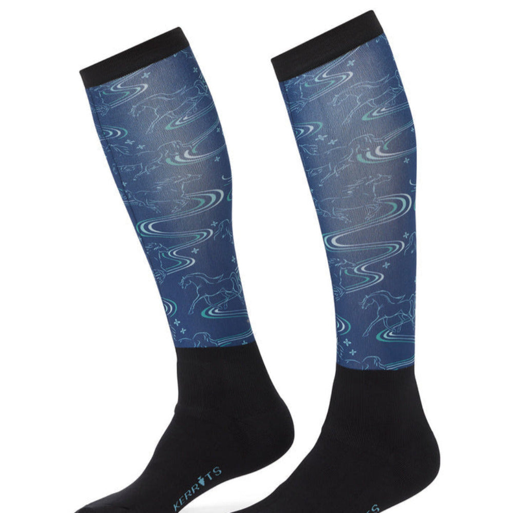 Kerrits Kids Dual Zone Equestrian Boot Socks - Print