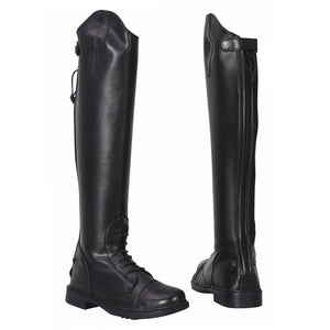TuffRider Women Synthetic Leather Starter Back Zipper Field Boots
