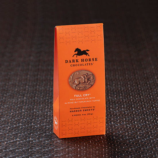 Dark Horse Chocolate-Full Cry Chocolate Gable Box - 6 pc.