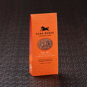 Dark Horse Chocolate-Full Cry Chocolate Gable Box - 6 pc.