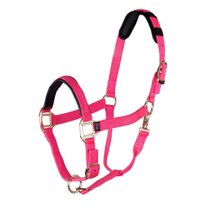 Shires Topaz Leather Breakaway Nylon Headcollar