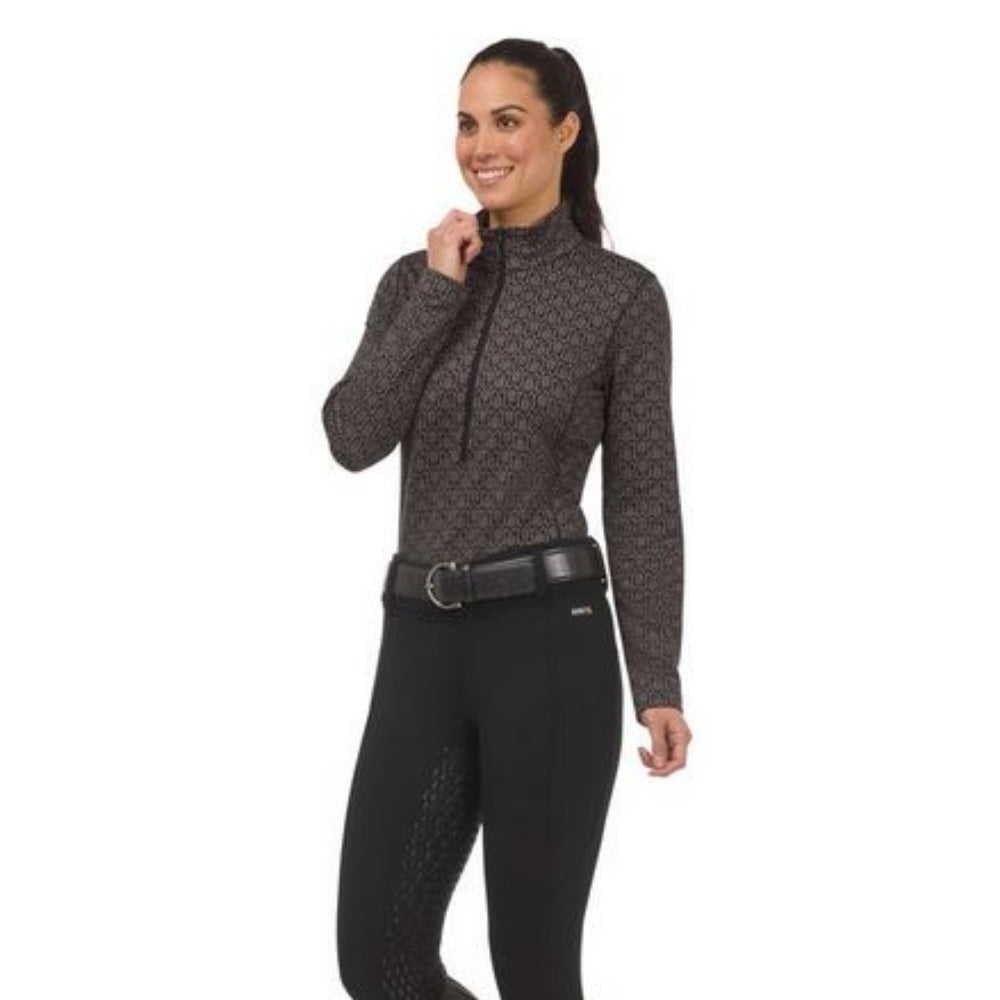 Kerrits Snaffle Links Fleece Half Zip Top