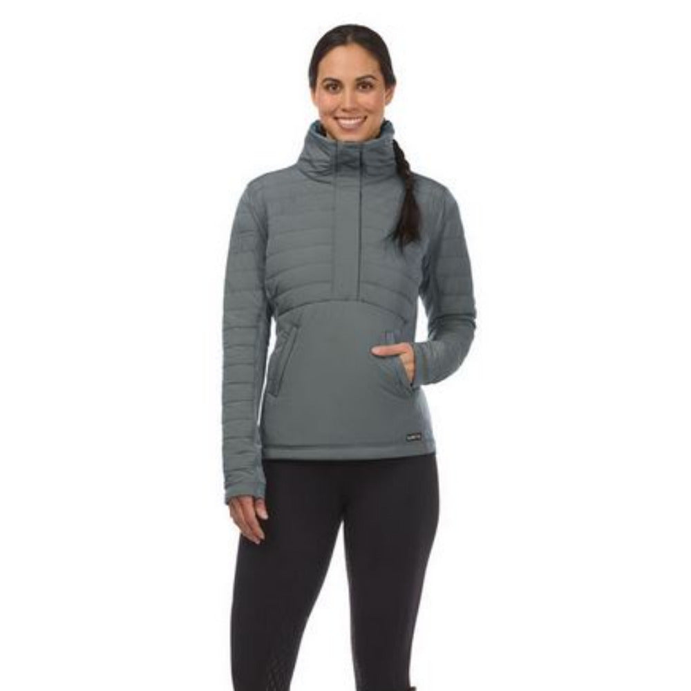 Kerrits Hoofprint Quilted Pullover Jacket
