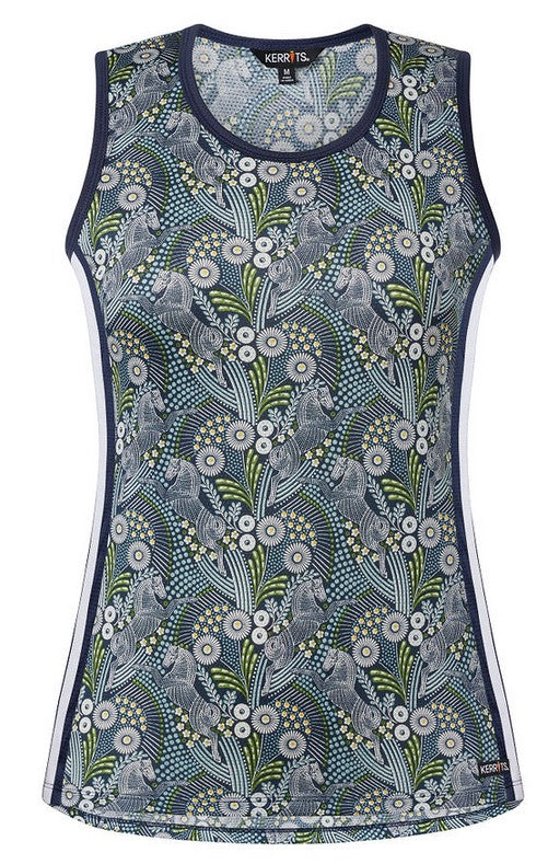 Kerrits Ladies Cool Alignment Ice Fil Tank- Print CLOSEOUT