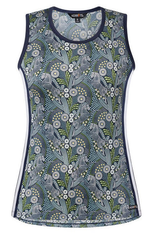 Kerrits Ladies Cool Alignment Ice Fil Tank- Print CLOSEOUT