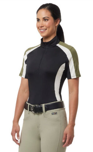Kerrits Ladies Top Rail Coolcore Short Sleeve Shirt- Solid